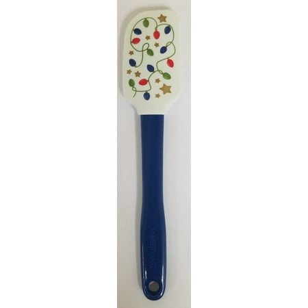 Farberware White Silicone u0022Holiday Lightsu0022 Head Spatula