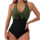 thumbnail image 2 of Trajes de baño de una pieza para mujer, conjunto de bikini sólido sin mangas de moda para mujer, traje de baño push-up acolchado, traje de baño, traje de baño de playa para mujer, 2 of 9