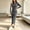 Dark Gray, variant on Gamivast Maxi Dress for Women-Long Sleeve Hooded Bodycon Dresses Slim Fit Casual Fall Winter Sweater Dress Hot Pink L