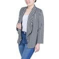 thumbnail image 2 of Petite Long Sleeve Ponte Jacket, 2 of 3