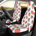 thumbnail image 2 of Sikiie Strawberries Car Seat Protector 2 Pack Car Seat Cushion Mat, Car Seat Covers for SUV, Truck, Van, 2 of 7