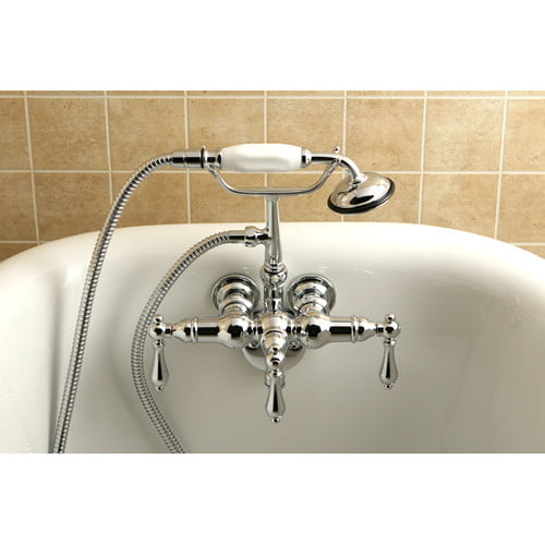 Kingston Brass Vintage Clawfoot Tub, Vintage Bathtub Faucets