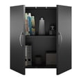 thumbnail image 5 of Systembuild Evolution Lory 24" Wall Cabinet, Black, 5 of 21