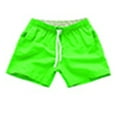 thumbnail image 6 of zeranth Casual Solid Color Summer Beach Shorts Pants Men Drawstring Swimming Trunks, 6 of 6