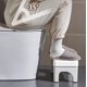 thumbnail image 4 of Accesorios de baño Taburete de inodoro Taburete para hacer caca en cuclillas Orinal de baño Taburete de paso Escaleras de asistencia para inodoro Taburete de paso Se adapta a todos los inodoros Banco, 4 of 8