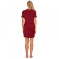 thumbnail image 3 of Chemise de Nuit pour Femmes Été à Manches Courtes en Coton Robe à Boutons à Simple Boutonnage avec Poche, 3 of 7