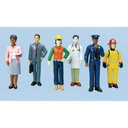 UPC: 0191487022095 | Excellerations Pretend Play Career Figures – Set of 6