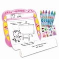 Peppa Pig Roll Desk Activity Set Includes 25' Of Coloring Paper