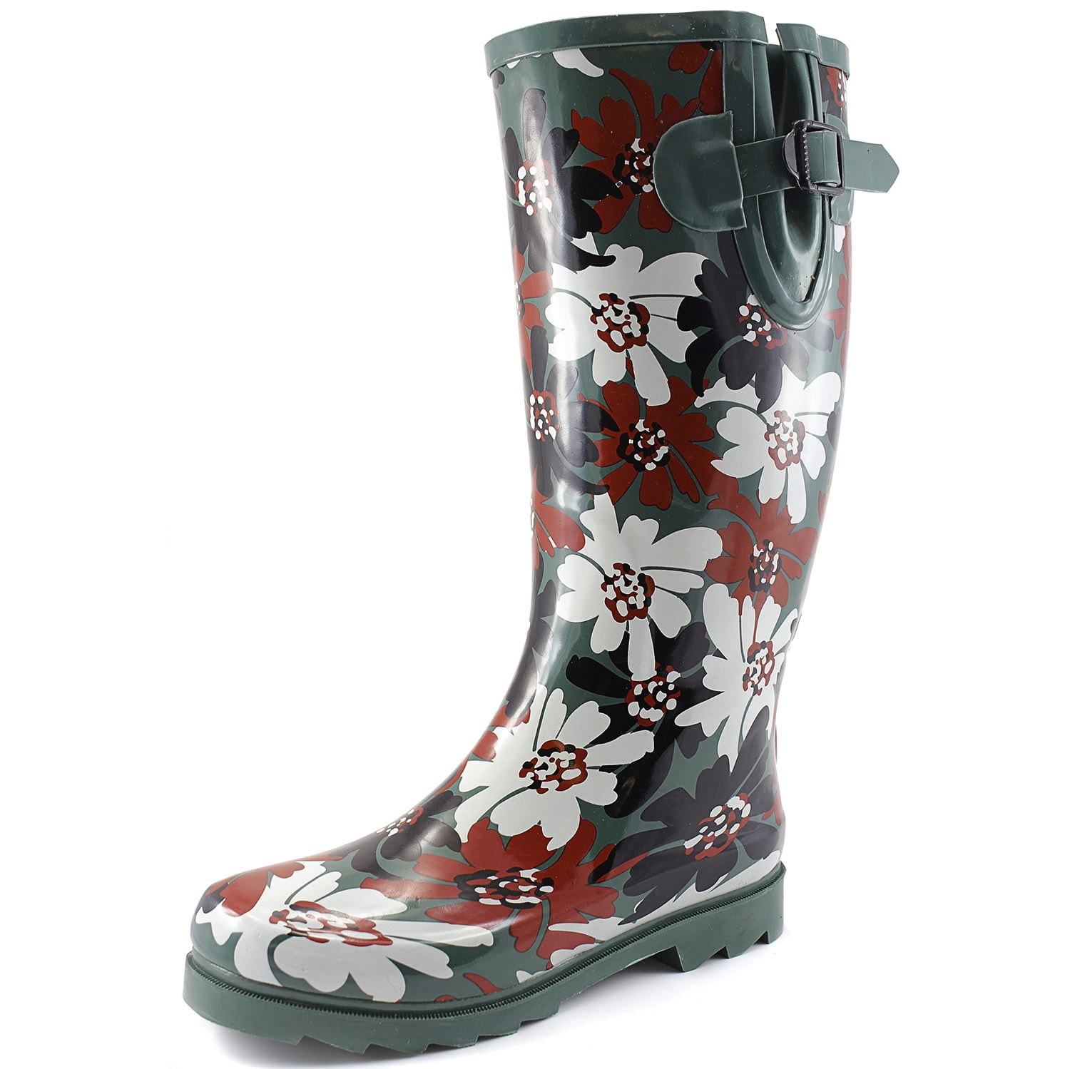 flat sole rain boots