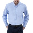 thumbnail image 3 of FastRockee Men's Oxford Shirt Button-Down Shirts for Mens Dress Shirts with Pocket Casual Long Sleeve Blue Medium, 3 of 6
