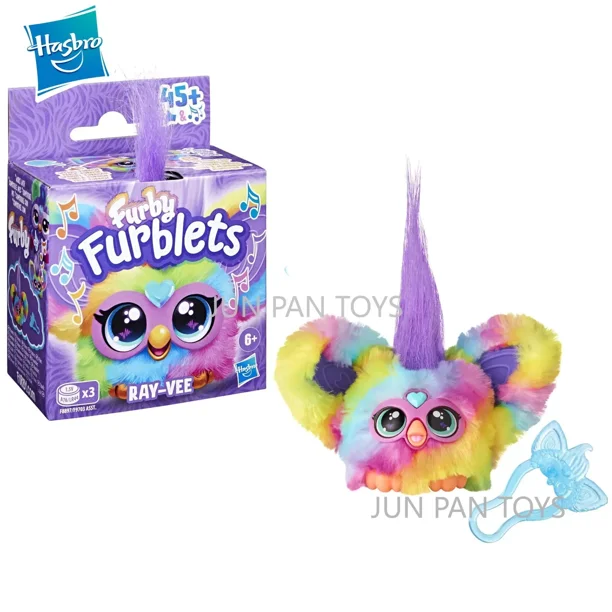 Furby Furblets Mini amigo con más de 45 sonidos y música coleccionables y lindos juguetes electrónicos de peluche para niños regalos de vacaciones para niños