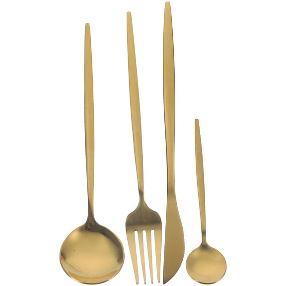 Masteelf 1 Set Silverware Set Heavy Duty Stainless Steel Set Tableware Cutlery Kitchen Utensil