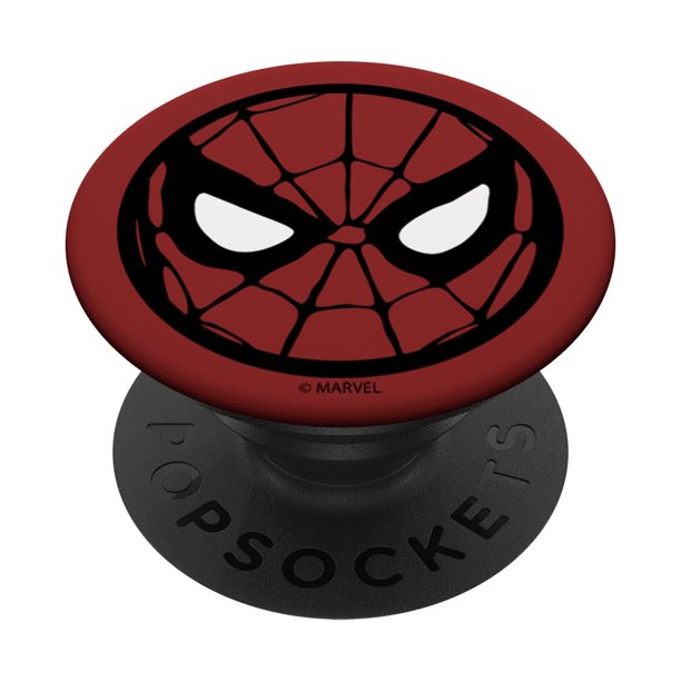 Máscara circular PopSockets Marvel Spider-Man para niños PopGrip