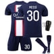thumbnail image 1 of 2223 Paris Saint-Germain Messi Jersey Home No. 10 Neymar Mbappé No. 7 PSG Camiseta de fútbol para niños, 1 of 3