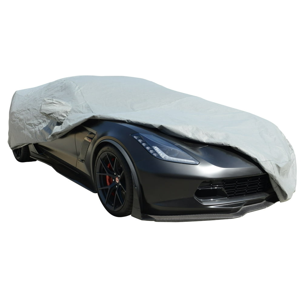 Custom Car Cover Waterproof Cotton Gray for Chevrolet Corvette C6 2005