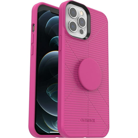 OtterBox  Pop Reflex Series Case for iPhone 12 & iPhone 12 Pro Only - Retail Packaging - Pink