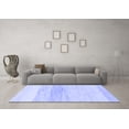 thumbnail image 3 of Ahgly Company Indoor Rectangle Solid Blue Modern Area Rugs, 2' x 5', 3 of 4