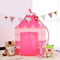 thumbnail image 3 of Casa de Campaña para Niños de Castillo de Princesas para Juego de Niños para Jugar en Interiores y Exteriores. Bluelander  Castillo Rosa, 3 of 6