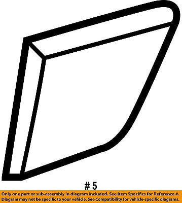 Ram CHRYSLER OEM ProMaster 2500 SIDE PANEL-Body Side Molding Right 1ZT28LAHAA