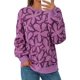 thumbnail image 3 of Buzo PRETTYGARDEN Estampado Floral Cuello Redondo Manga Larga M, 3 of 5