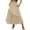 BB-01-Beige, variant on QATAINLAV Women's Flowy Maxi Skirts Boho Elastic Waist Pleated A Line Long Skirt Solid Color Ruffle Half Dress Going Out Outfits, Green, XL, Gifts for Mom