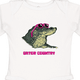 thumbnail image 4 of Inktastic Gator Country Sunny Gator in Pink Sunglasses Boys or Girls Long Sleeve Baby Bodysuit, 4 of 5