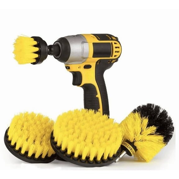 Electric Drill Scrubber Power Brush Set - Great for cleaning hard to reach areas