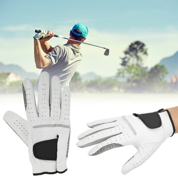 Golf Gloves, Breathable Golf Protective Gloves with AntiSlip Granules for Men's Right Hand, Hook and Loop Design