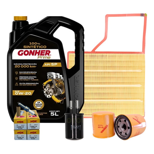 Kit De Afinacin Chevrolet Aveo 2018 A 2022 Gonher 0w20