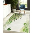 thumbnail image 4 of Nature Decorative Rug, Autumn Maple Leaves Branches in Fall Earthen Tones Faded Woodland Art Print, Quality Carpet for Bedroom Dorm and Living Room, 6 Sizes, Apple Green, by Ambesonne, 4 of 4