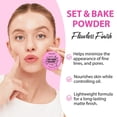 thumbnail image 3 of Loose Finishing Powder, Long-Lasting Matte Coverage, Oil-Control, 0.85 oz - Ivory White, 3 of 11