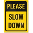 thumbnail image 6 of Please Slow Down Yard Signs with H-Frame Stakes, 12" x 16" Corrugated Plastic Please Slow Down Signs for Yard (Pack of 2), 6 of 6
