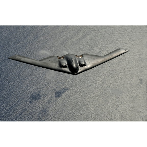 B-2 Stealth Bomber In Flight Over The Pacific Ocean. March 10 2009. History (24 x 18)