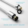 thumbnail image 3 of Shower Hose with High-Quality PVC, Flexible Hose for Universal Standard Fitting, Anti-Winding Extra Long Handheld Shower Head Replacement, Portable, Lightweight, Stylish Design, 1.5M, 3 of 5