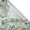 thumbnail image 4 of Ambesonne Floral Grommet Curtain Single Panel, Flying Birds Butterflies, 50"x60", Yellow Green Caramel, 4 of 5