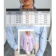 thumbnail image 3 of Cuteduck Women's Plus Size Bow Print Oversized Boyfriend Shirt Fall Spring Long Sleeve Turn-Down Collar Casual Button Down Blouse 1X-4X, 3 of 9
