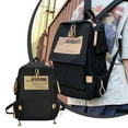 thumbnail image 3 of bbymog Sac à Dos en Toile pour Organisation à Domicile Sac de Voyage Alpinisme Unisexe pour Étudiants de Collège et Lycée Sac d'Ordinateur, 3 of 7