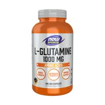 NOW Sports Nutrition, L-Glutamine, Double Strength 1,000 mg, Amino Acid, 240 Veg Capsules