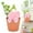Pink, variant on Easter Flower Pot Decor Easter Table Centerpiece Indoor Decorations With Plush Bunny Tail Spring Artificial Flowers Tabletop Decorations For Egg Hunt Decor