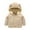 Khaki, variant on Joau Toddler Boys Girls Fleece Hoodie Cute Bear Ear Warm Snowsuit Newborn Infant Fall Winter Zip Up Jacket Kids Coat Outerwear 6M-6T