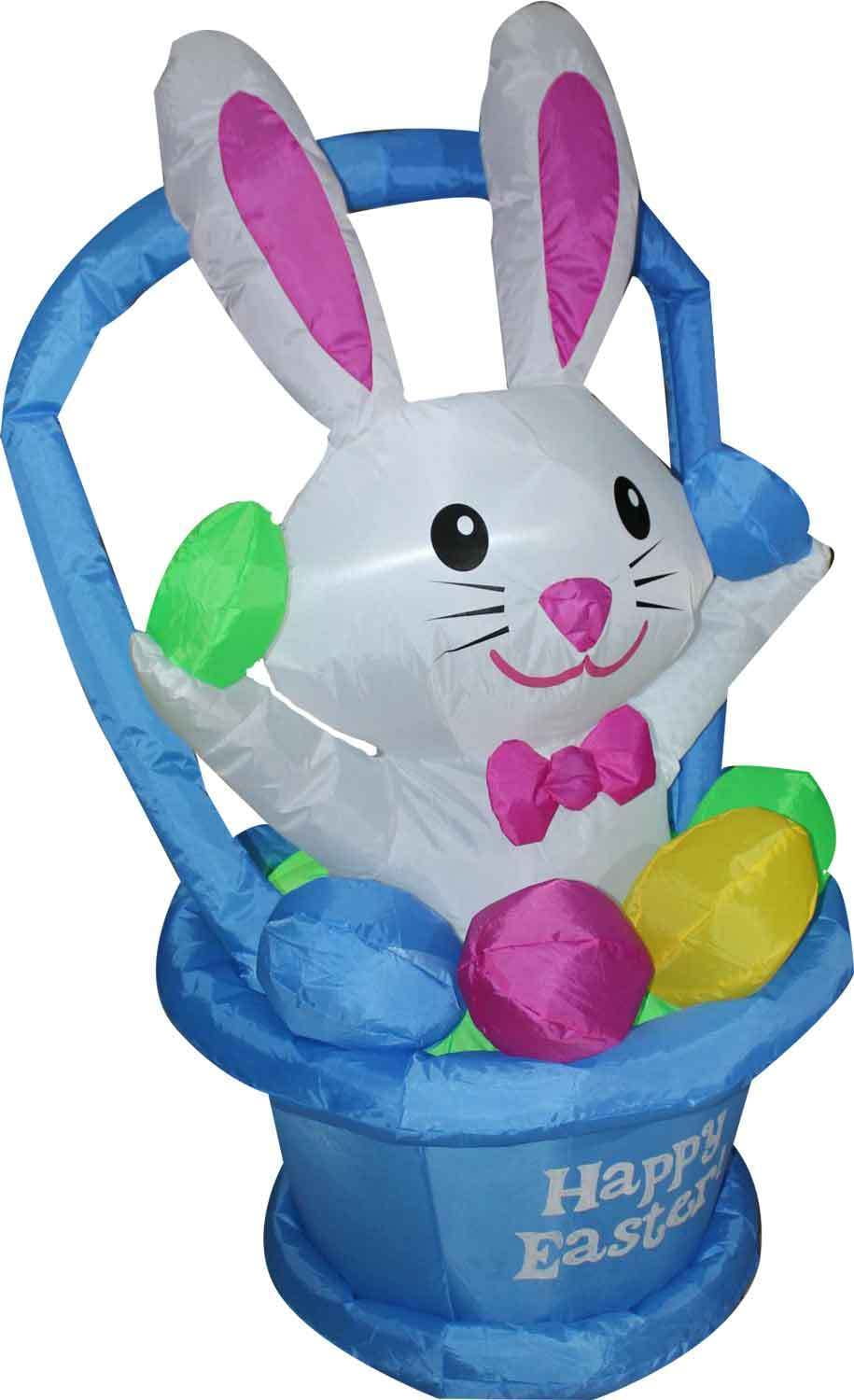 Impact Canopy Perlite Easter Bunny Inflatable Yard Decoration