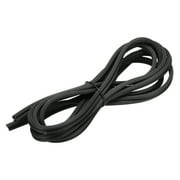 Uxcell 5M/16.4Ft Rubber Window Screen Spline Sealing Strip, 4.5mm OD Black, 2 in 1 Combine Type