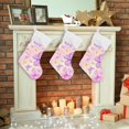thumbnail image 7 of Coolnut 17.7 Inch Christmas Stockings, 1 PCS Colorful Butterflies Presonalized Large Stocking Sock for Family Holiday Xmas Party Decorations, 7 of 7