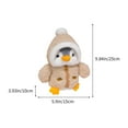 thumbnail image 2 of Penguin Plush Toy, Soft Stuffed Animal, Cute Crossdressing Furry Penguin Doll for Kids, Adorable Snuggly Children's Gift, Multiple Colors Pink Blue Brown, Cotton Material, 25x15x10cm Size, 2 of 7
