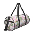 thumbnail image 3 of Fotbe Lilies Flowers Pattern Foldable Sports Gym Bag with Wet Dry Pocket, Ultralight Travel Bag, Large Capacity Duffel Bag, Splash Proof Carry on Bag, Overnight Bag, Weekender Bag, 3 of 8