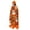 Orange, variant on Levmjia Printed Hooded Long Cloak Lightweight Soft Unisex Halloween Theme Masquerade Party Holiday Dress Up Outerwear For Men And Women