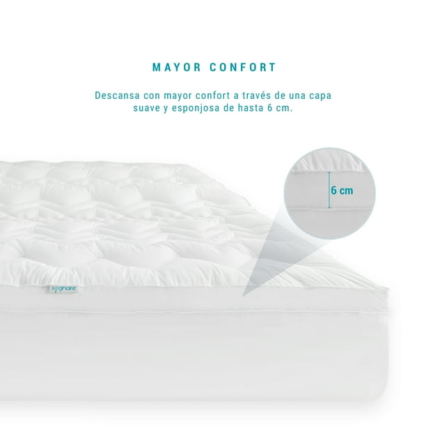 Sognare Cubre Colchon Balance Tamano Queen Size 100 Algodon Hipoalergenico Anti acaros Termorregulable y Lavable Contenido 1 Cubre Colchon Queen Size. Sognare Balance Walmart en linea