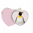 thumbnail image 1 of Pechos de pingüino antártico Bolsa de viaje Mirror maquillaje corazón rosa, 1 of 4