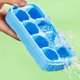 thumbnail image 2 of Bandeja de cubitos de hielo Flexible antiadherente 8 rejilla hogar Cocina Yuarrent Azul, 2 of 6