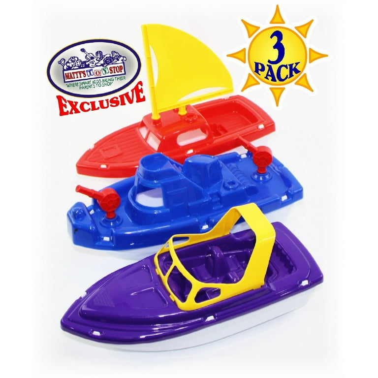 Matty's Toy Stop Matty's Toy Stop Plastic Boats Set Sailboat Red, India